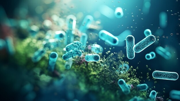 微小な驚異のバクテリアの世界