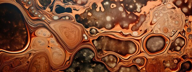 銅の表面を ⁇ 微鏡で見る