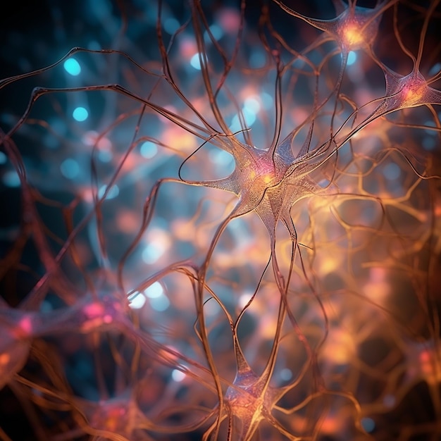 microscopic world inside the brain where mechanics navigate between neurons and circuits