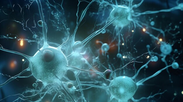 microscopic world inside the brain where mechanics navigate between neurons and circuits