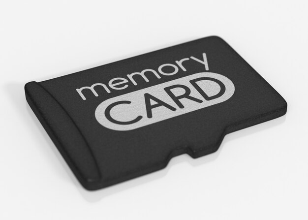 Foto scheda di memoria microsd.