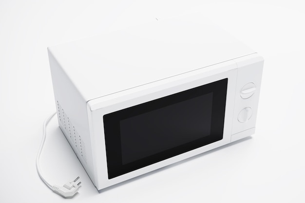 Microwave oven isolated on white background