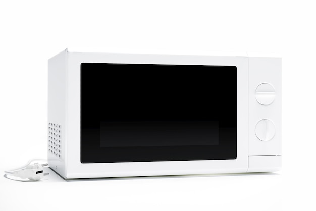 Photo microwave oven isolated on white background