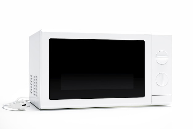 Microwave oven isolated on white background