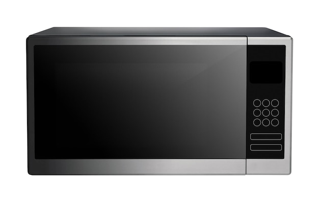 Microwave oven isolated on white