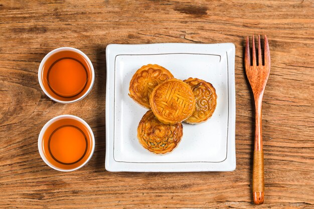 Mid Autumn Festival Chinese Traditional Pastry Mooncake