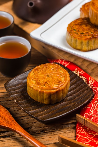 Mid Autumn Festival Chinese traditionele gebakjes Mooncake