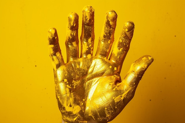 Midas touch gold background photo