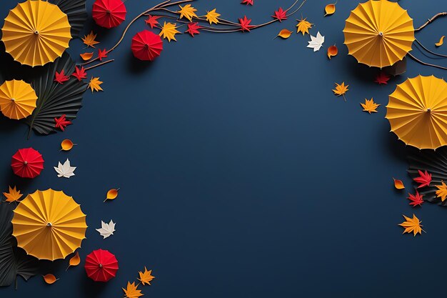 MidAutumn Festival background with copy space