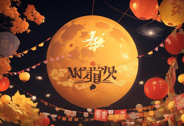 Midautumn festival banner style