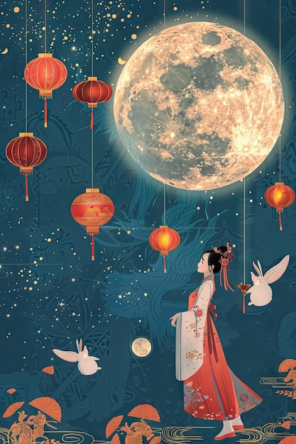 midautumn festival celebration background