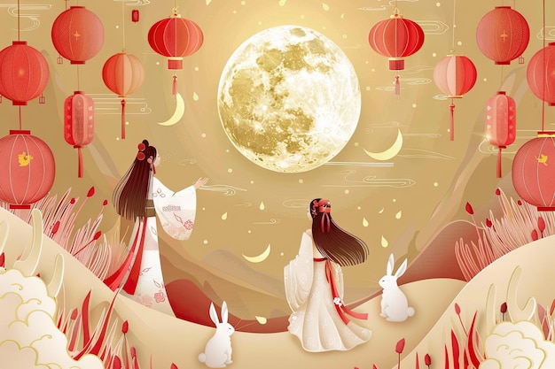 가을 중순 축제 축제 배경