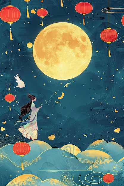 midautumn festival celebration background