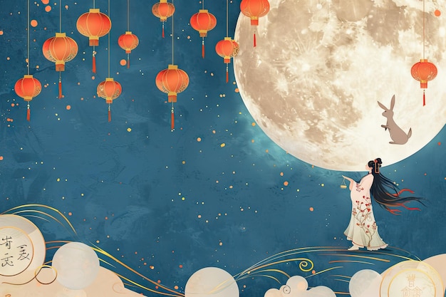 midautumn festival celebration background