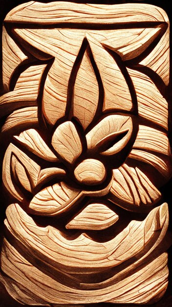 Photo midautumn festival rabbit paper carving material