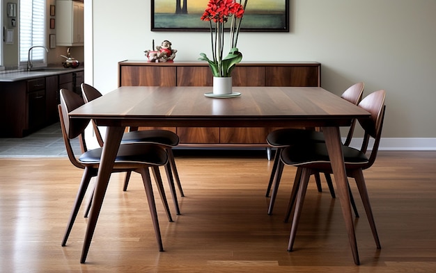 MidCentury Elegance in Dining