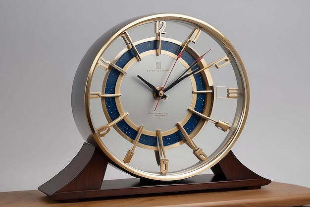 MidCentury Modern Atomic Clock as a Stylish Timepiece