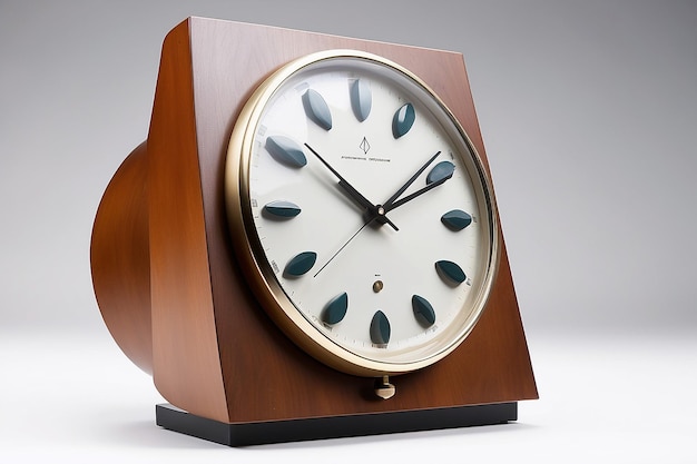 MidCentury Modern Atomic Clock as a Stylish Timepiece