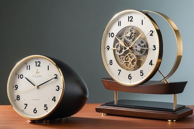 MidCentury Modern Atomic Clock as a Stylish Timepiece