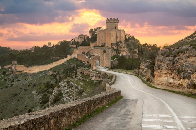 Middeleeuws kasteel in Alarcon Cuenca