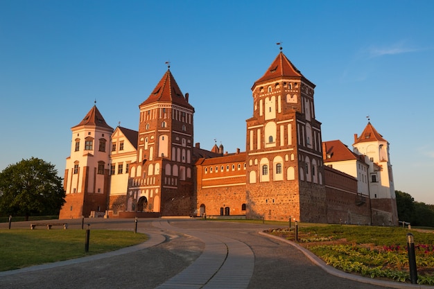 Middeleeuws kasteel in Mir, Wit-Rusland
