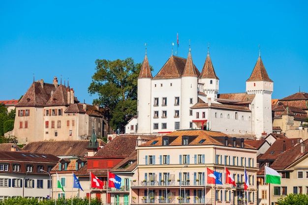 Middeleeuws kasteel in Nyon Zwitserland