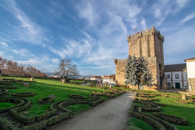 Middeleeuws kasteel van Chaves in Portugal