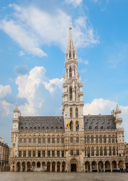 Middeleeuws stadhuis van Brussel op de Grote Markt, België