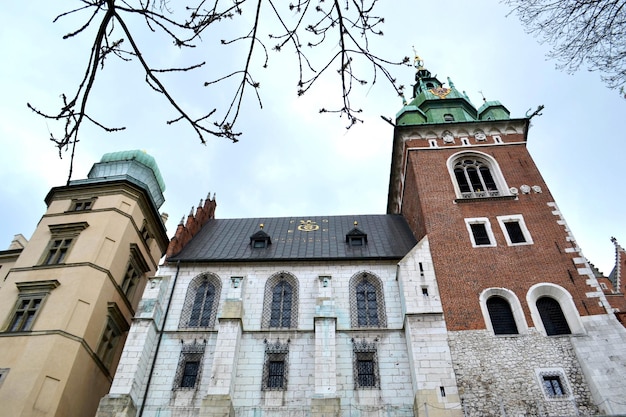 Middeleeuws Wawel-kasteelcomplex op Wawel in Krakau