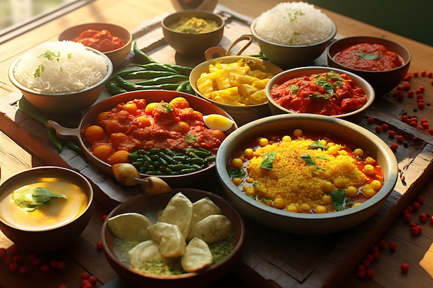 Foto midden-oosterse suhoor of iftar maaltijd