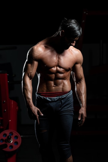 Premium Photo | Middle age man standing strong in the gym and flexing muscles - muscular athletic bodybuilder fitness model posing after exercises Premium Photo | Middle age man standing strong in the gym and flexing muscles - muscular athletic bodybuilder fitness model posing after exercises