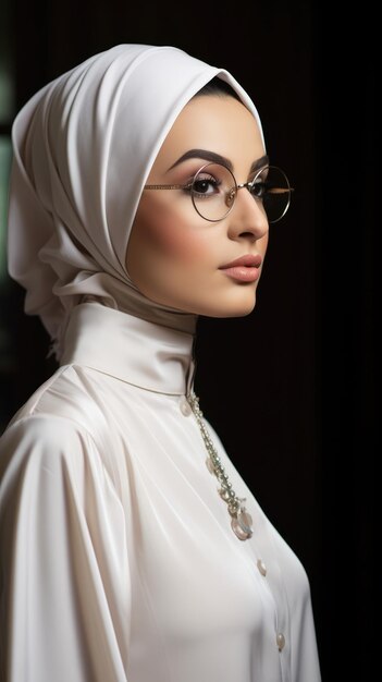 Middle East Woman wearing glasses