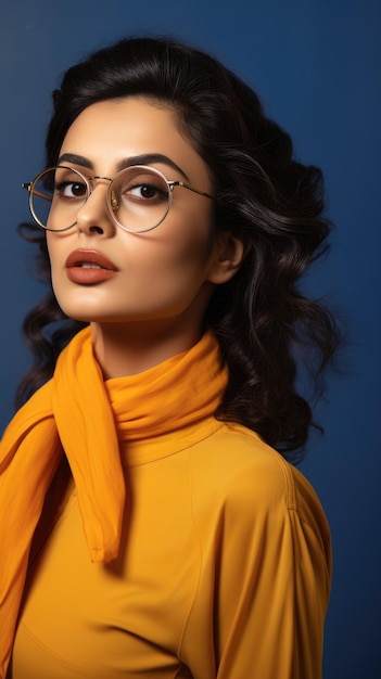 Middle East Woman wearing glasses