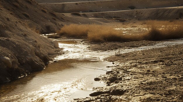 Photo middle eastern desertscape