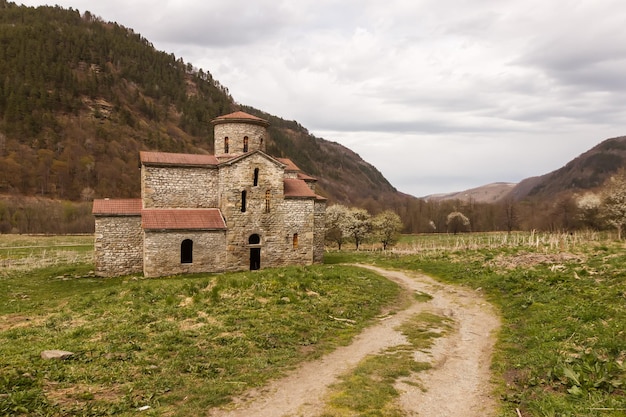 The middle temple in the Alan settlement on Arkhyz