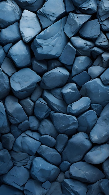 Foto midnight blue stones van dichtbij en persoonlijk