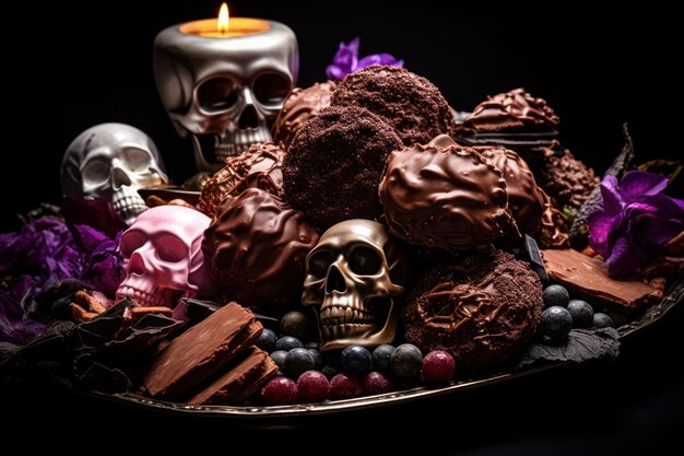 Photo midnight macabre munchies halloween treats photo