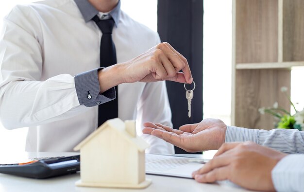 Midsection of man working at table