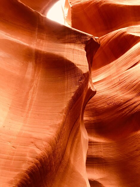 Photo midsection of rock formation