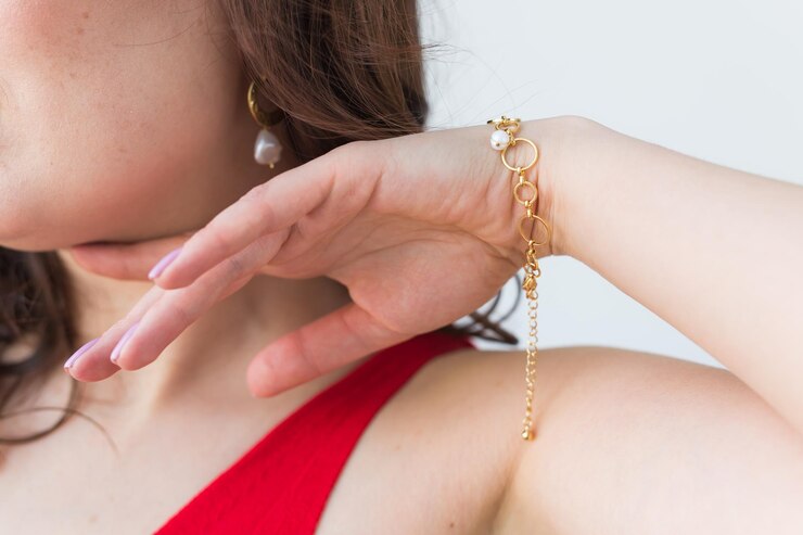 Midsection of woman with hands