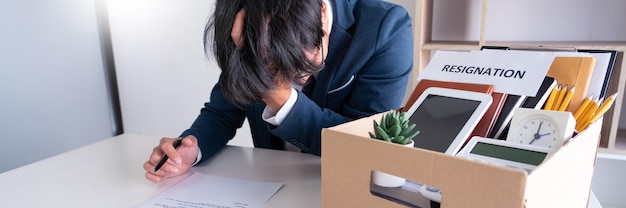 Midsection of woman working on table