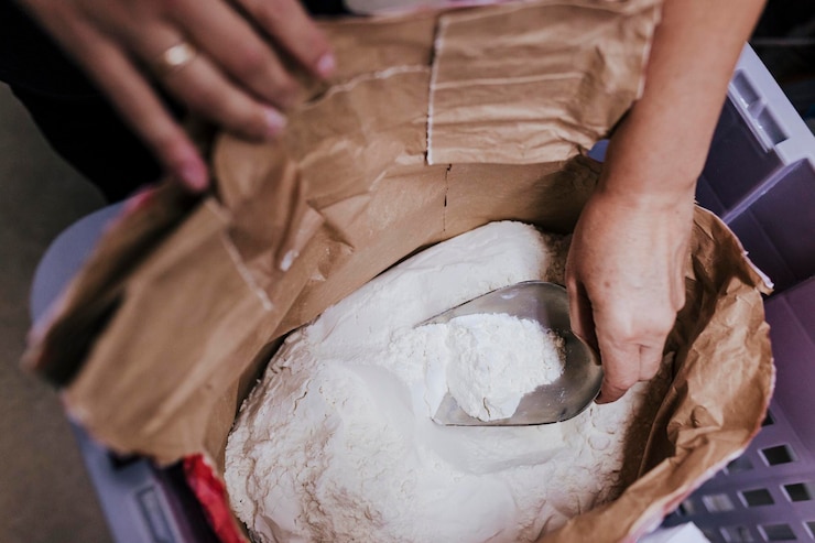 Photo midsection of woman working