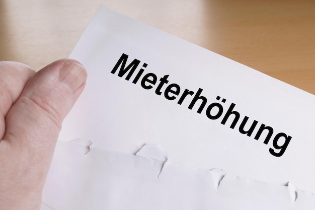 Mieterhohung is German for rent increase