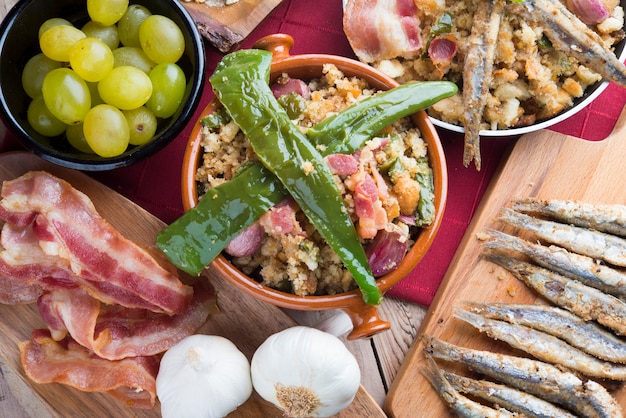 スペインのミガス伝統料理