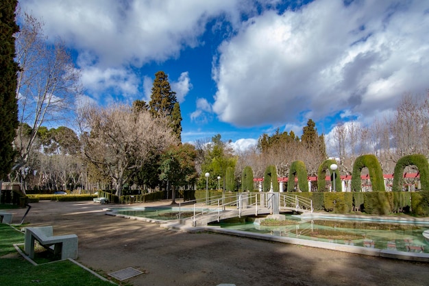 Miguel Servet Park in Huesca Spain