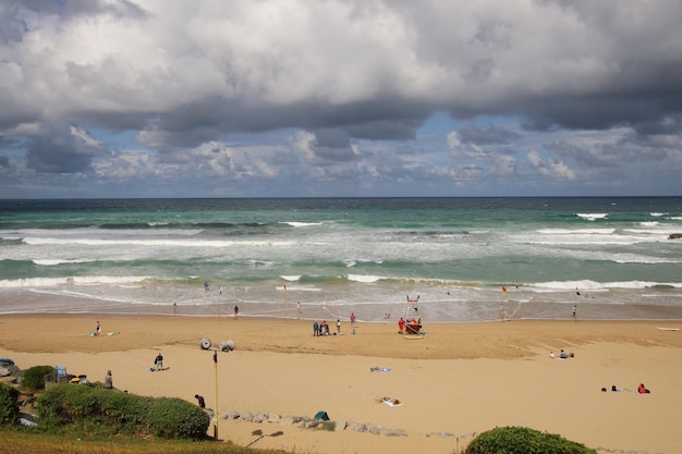 Milady strandlandschap, Biarritz.