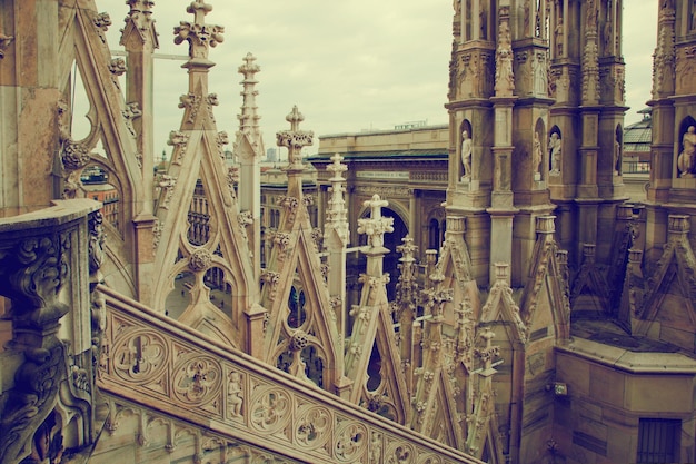 Milan Cathedral Vittorio Emanuele II Gallery Italy