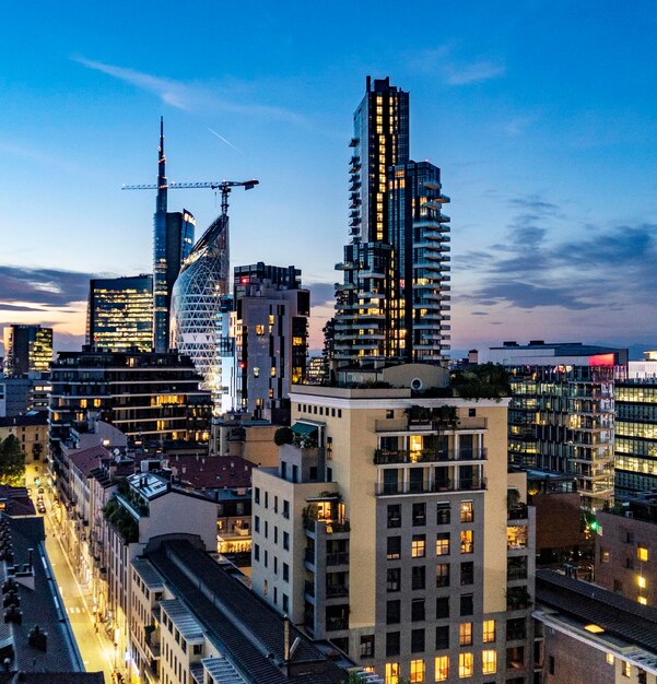 Milano landscape roof top bar aperitivo