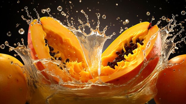 Milde papaya sap splash