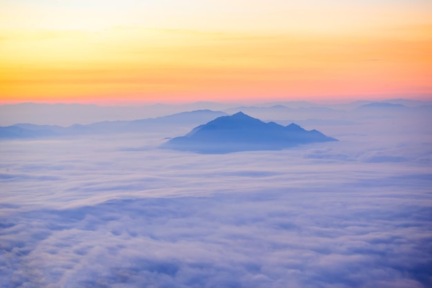 Pietra miliare su phu chi fa thailandia